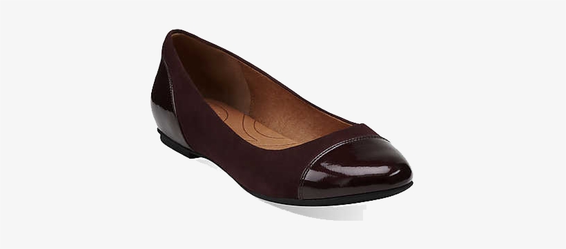 Chic Cap Toe Women's Flat From Clarks Indigo™ Blends - Shoe, transparent png download