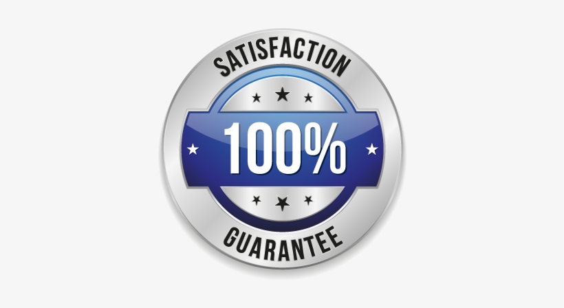 Satisfaction-guarantee - Blue Money Back Guarantee, transparent png download