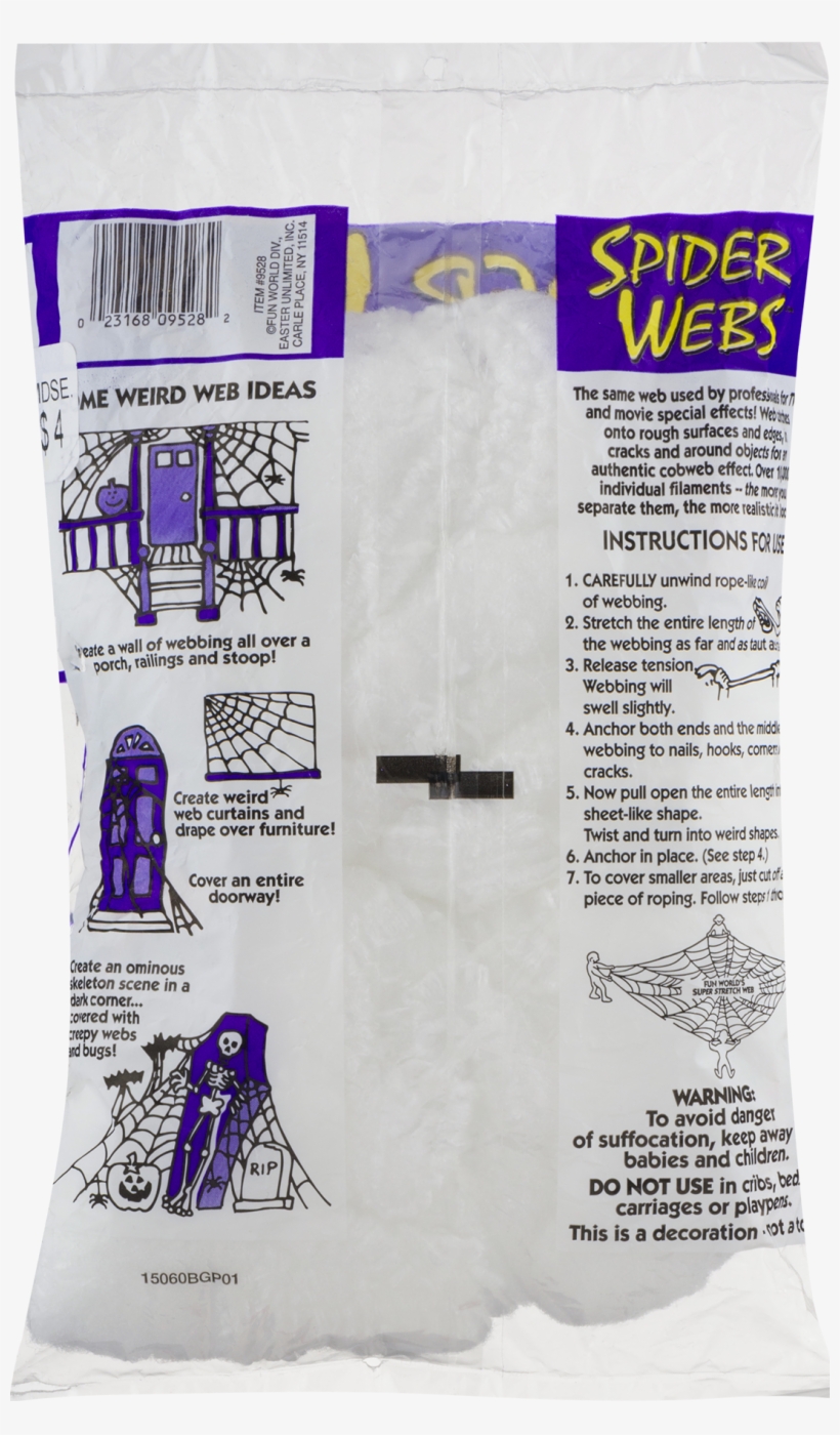 Spider Web Super Stretch Halloween Decoration, transparent png download