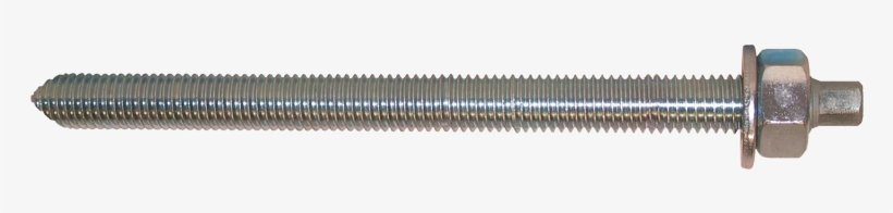 Expandet Threaded Rod Pointed, With Nut And Washer - Threaded Rod With ...
