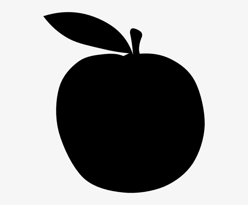 Black Apple Svg Clip Arts 534 X 599 Px, transparent png download