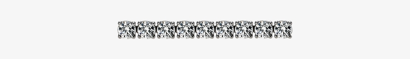 This Classic 4-prong Round Diamond Line Bracelet Is - Pattern, transparent png download
