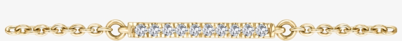 25ct Round Brilliant H-si Diamond Trilogy Line Bracelet - Chain, transparent png download