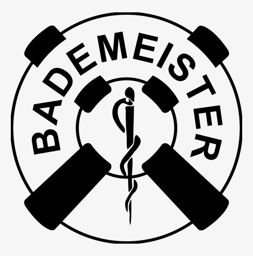 T-shirt Lifeguard Logo Schwimmmeister Drawing - Bademeister Logo, transparent png download