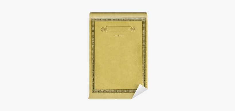 Antique Paper With Decorative Frame And Torn Edges - Paper, transparent png download
