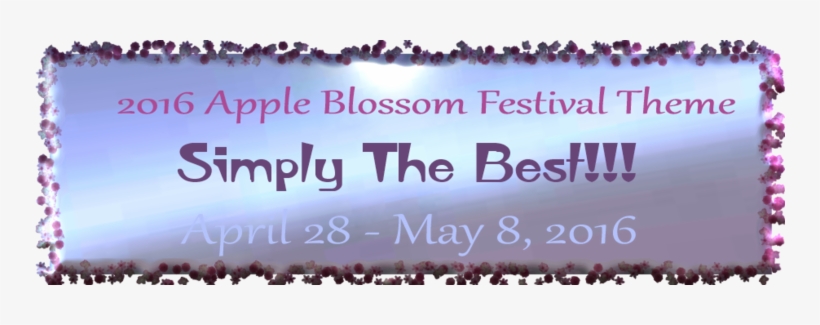 Wenatchee Apple Blossom Festival - Washington State Apple Blossom Festival, transparent png download