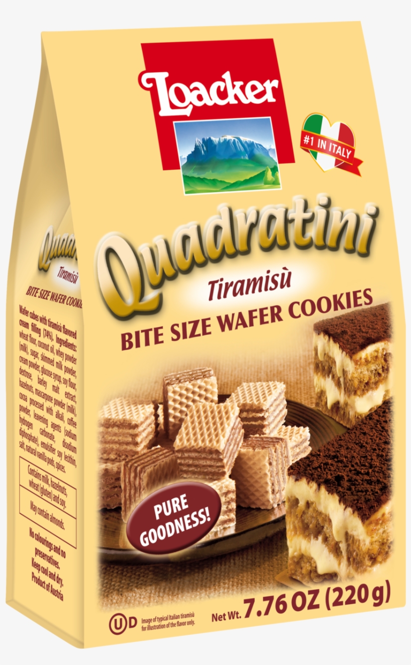 Loacker Tiramisu Quadratini, - Loacker Tiramisu Quadratini, transparent png download