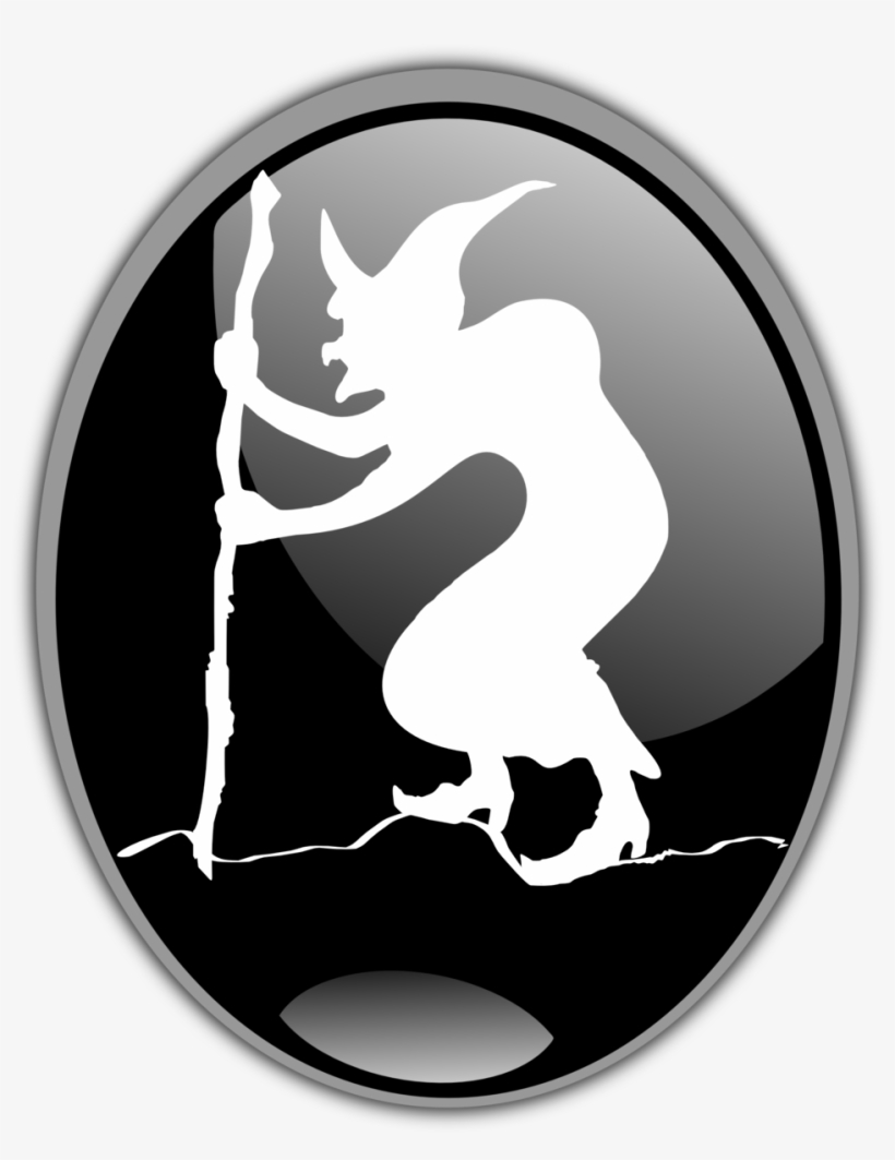 Illustration Of A Witch Silhouette - Night Witches Insignia, transparent png download