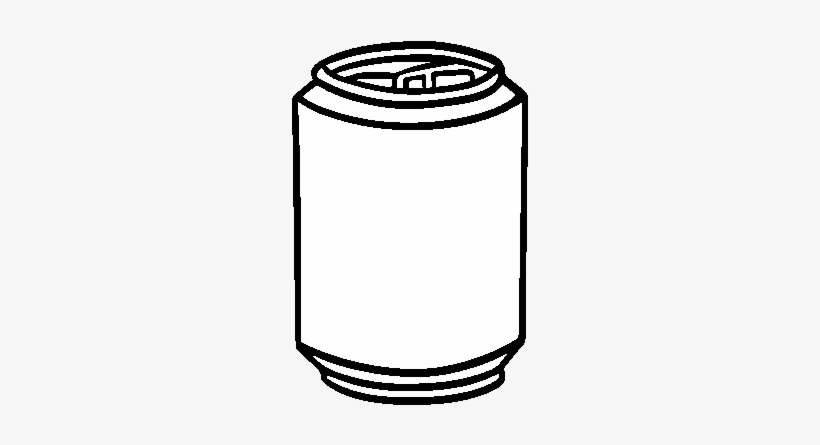 Desenho De Lata De Refrigerante Para Colorir - Soda Can Colouring Page, transparent png download