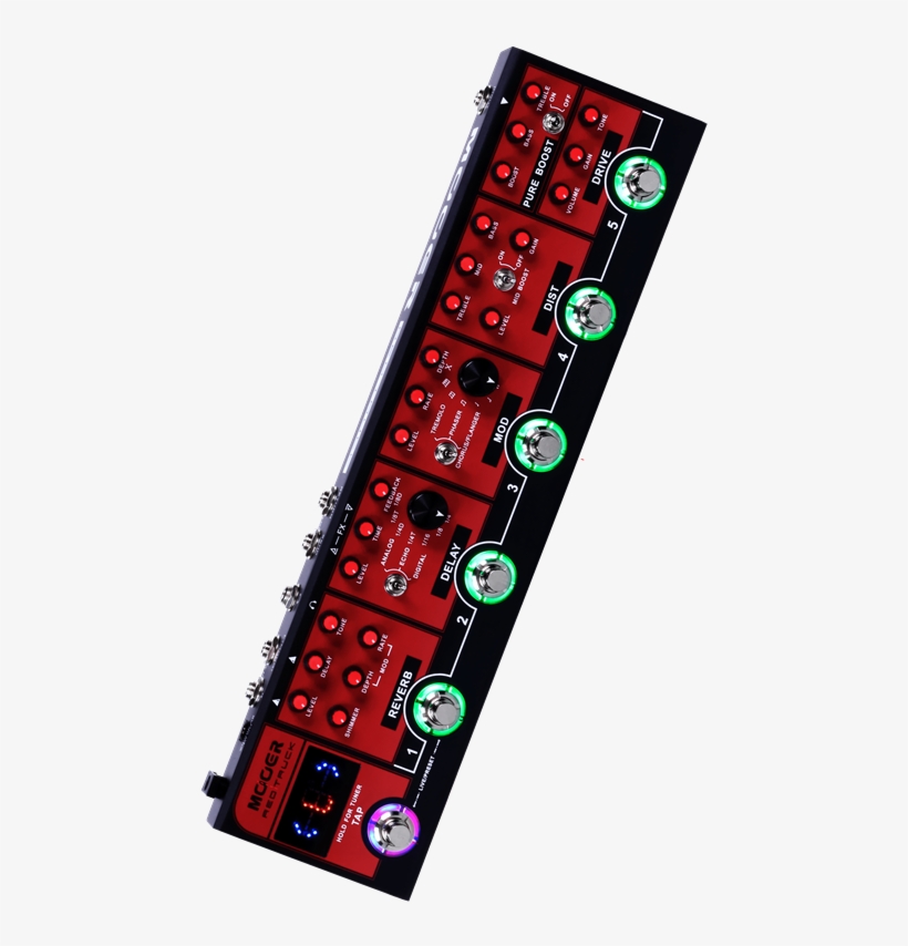 Mooer Red Truck - Mooer Red Truck Combined Effects Pedal, transparent png download