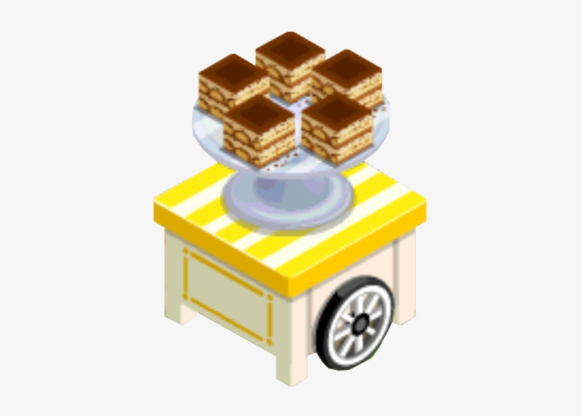 Pastry Cart-tiramisu - Chocolate, transparent png download