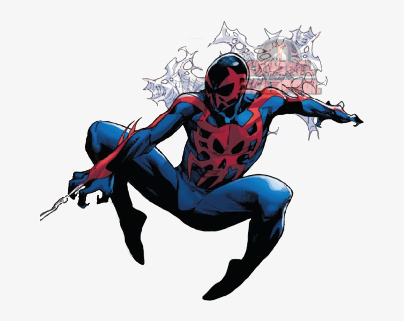 Olivier Coipel's Art Complete For Me - Spider Man 2099 Web Swinging, transparent png download