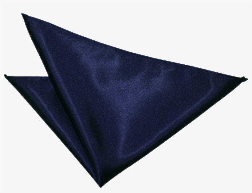 Download - Fab Ties Plain Navy Blue Bow Tie, Pocket Square And, transparent png download