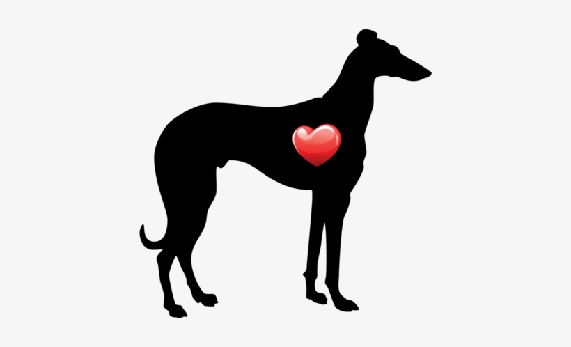 My Heart Greyhound Nail Art Decals - Photograph, transparent png download