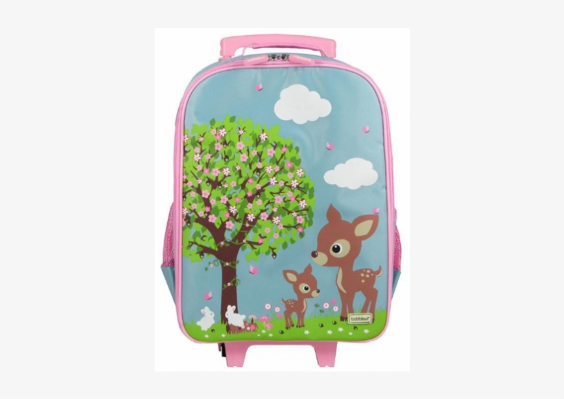 Bobble Art Wheely Bag Woodland Animals - Bobble Art Woodland Wheelie Travel Bag, transparent png download