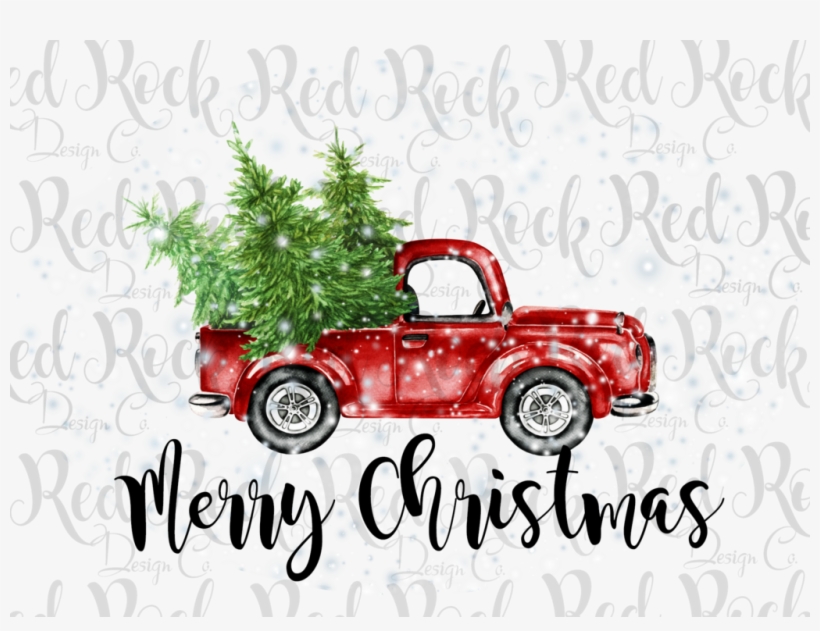 Merry Christmas Truck, transparent png download