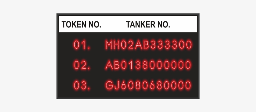 Red Truck Calling Led Display, Voltage - Led Display, transparent png download