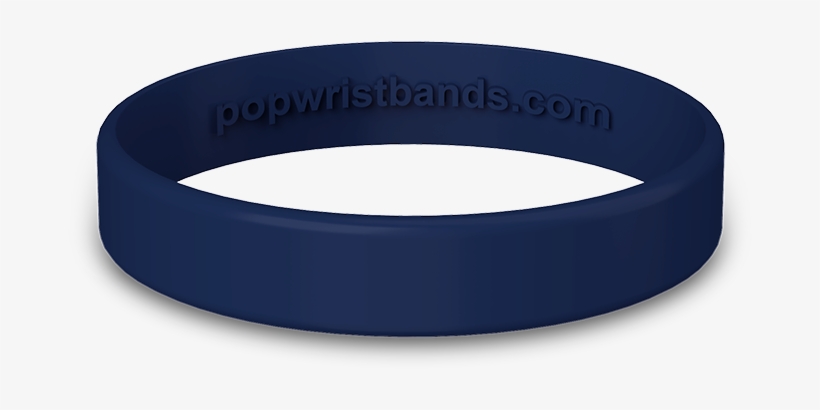 Blue - Navy Blue Silicone Wristbands, transparent png download