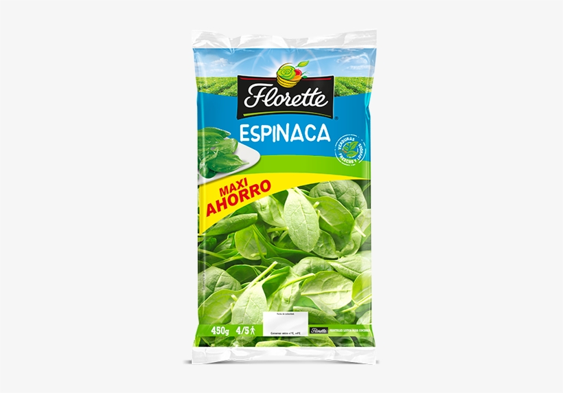 Verduras - Florette Espinacas, transparent png download