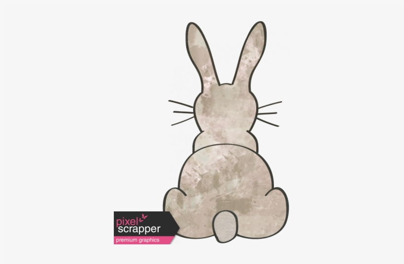 Woodland Winter Rabbit Doodle Graphic Janet Scott Pixel - Digital Scrapbooking, transparent png download