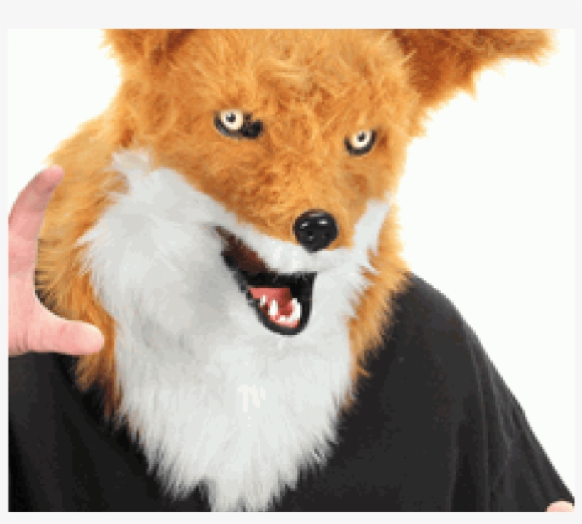 Fox Mouth Mover Mask Furry Cosplay Head Fox Mask - Fox Costume Mouth Mover Mask, transparent png download