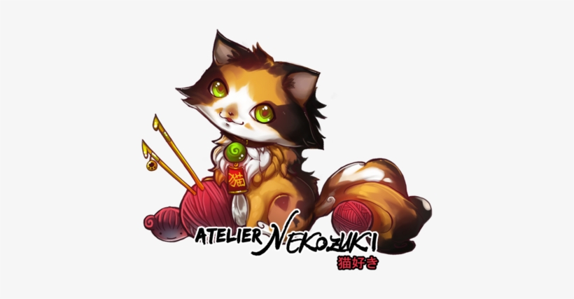 Atelier Nekozuki - Knitting, transparent png download