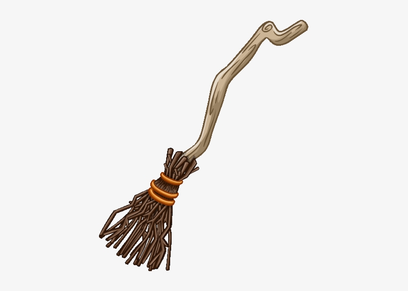 Escoba De Bruja Png - Escoba De Bruja Dibujo, transparent png download