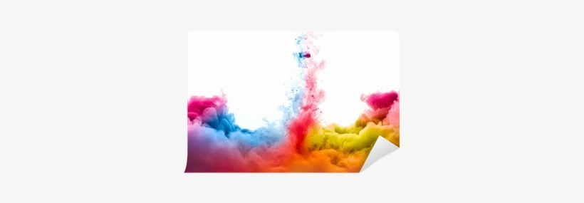 Raoinbow Of Acrylic Ink In Water - Colour Burst Of Paint, transparent png download