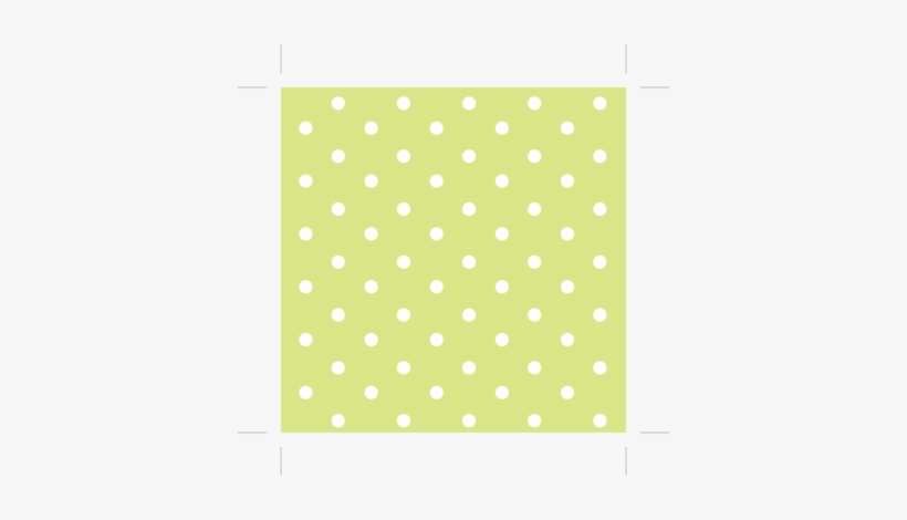 Lime And White Polka Dot - Barrette, transparent png download