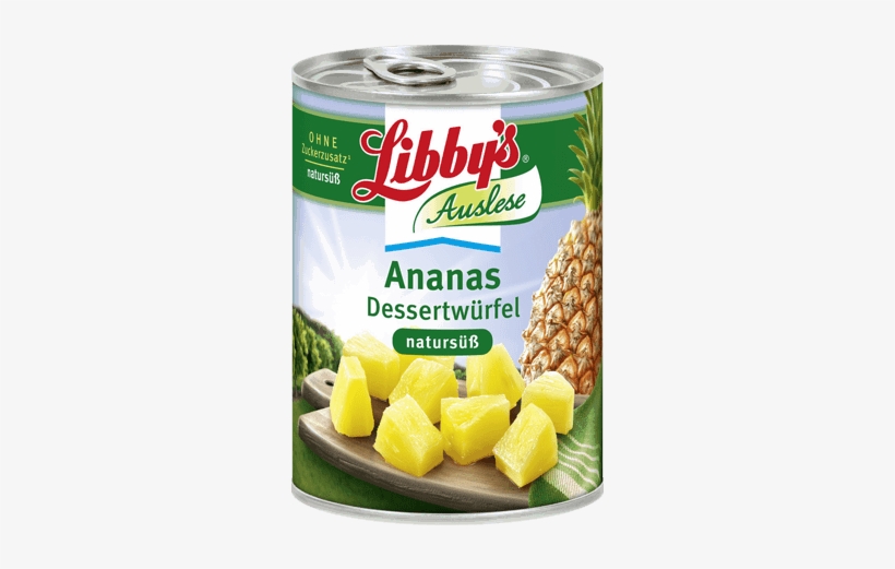 Pineapple Dessert Cubes Naturally Sweetened - Libby ́s Ananas In Scheiben Natursüß, 260 G, transparent png download