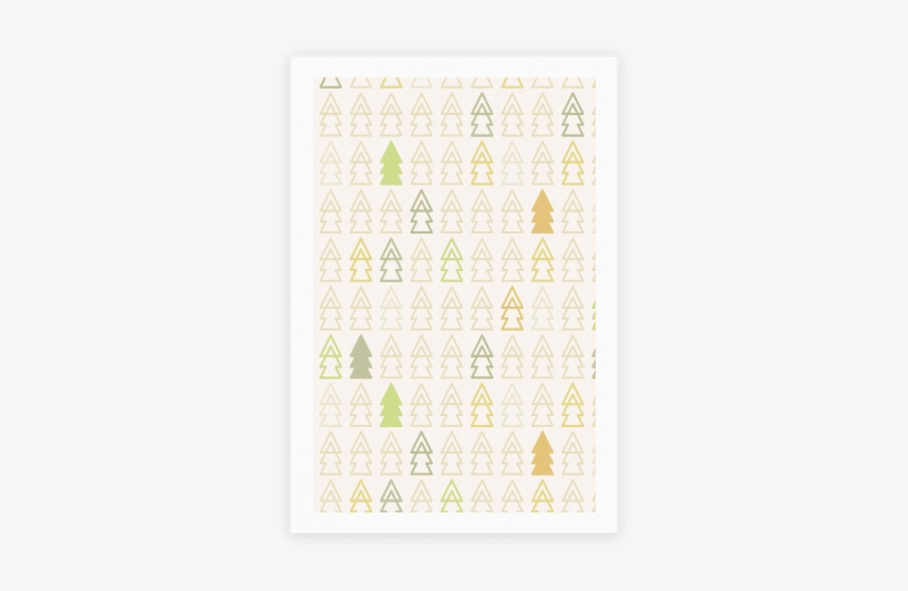 Autumn Evergreen Trees Poster - Quilt, transparent png download