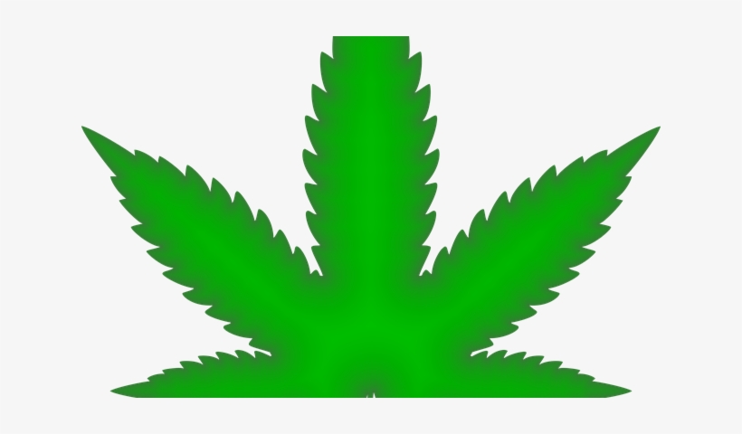 Black And White Weed Leaf, transparent png download