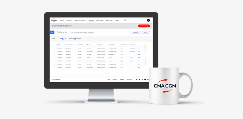 Ebusiness Center - Vgm Cma Cgm Container Numbers, transparent png download