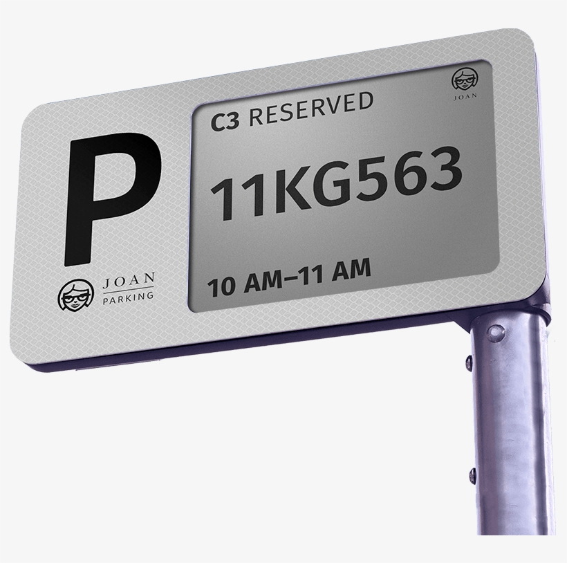 The Parking Sign That Runs On The Power Of The Sun - Hand, transparent png download