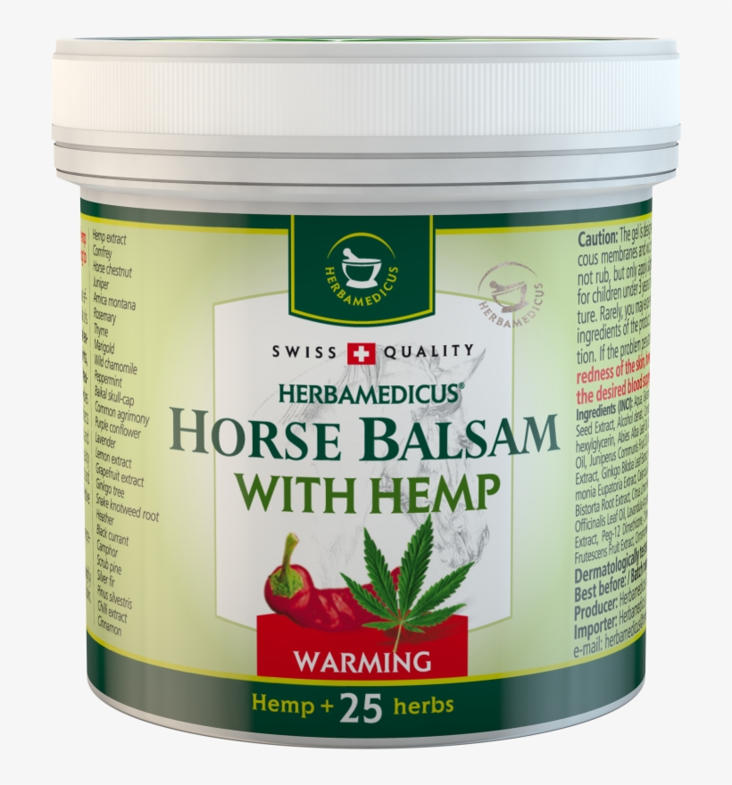 Horse Balsam With Hemp Warming - Horse Balsam, transparent png download
