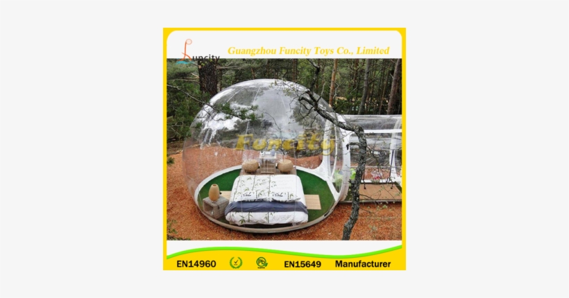 Giant Advertising Inflatable Bubble Tent Clear Dome - Bubble Camping, transparent png download