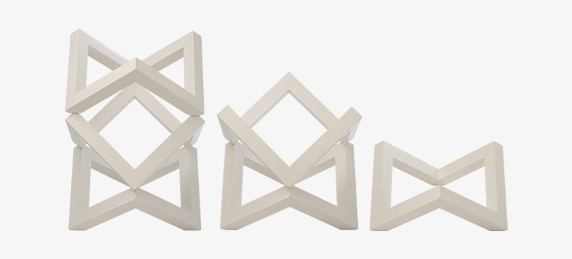 Riser, White Wood, Stackable - White, transparent png download