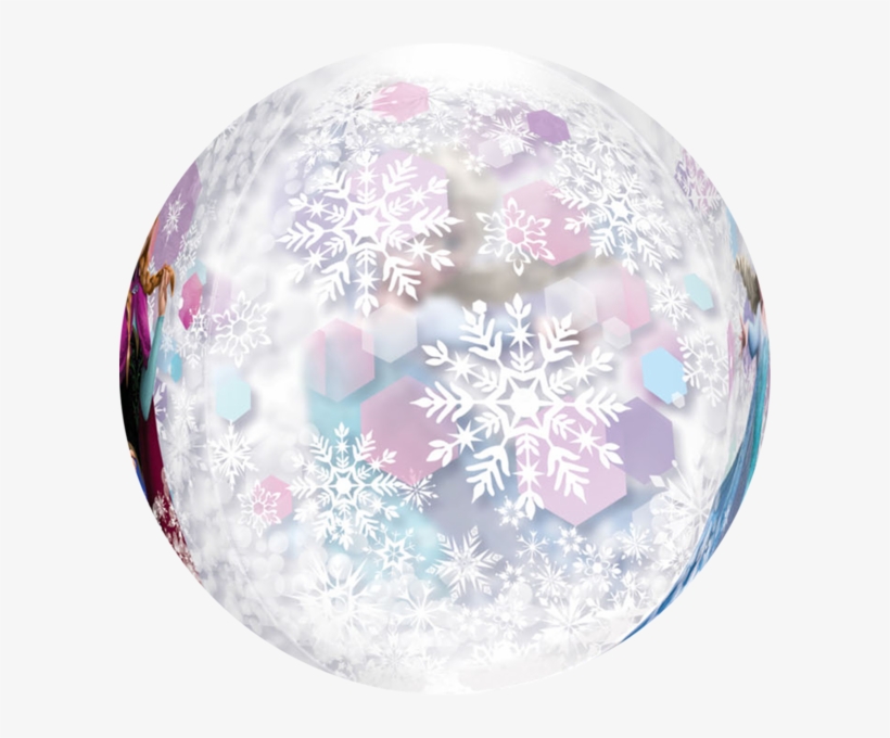 Frozen Elsa & Ana Clear Bubble - 16" Disney Frozen Orbz Mylar Balloon - Mylar Balloons, transparent png download