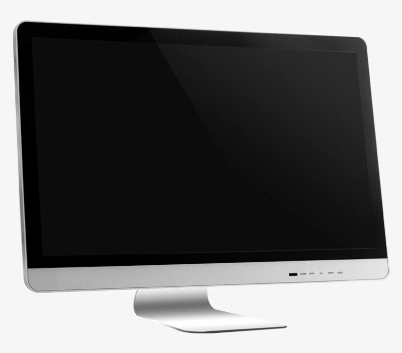 Super Thin Frame 27 Inch White Colour Led Desktop Monitor - Led-backlit Lcd Display, transparent png download