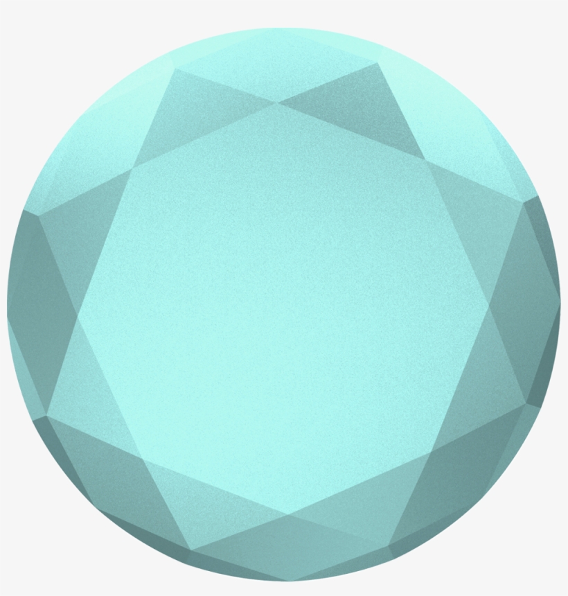 Glacier Metallic Diamond Popsocket Phone Grip - Popsockets, transparent png download