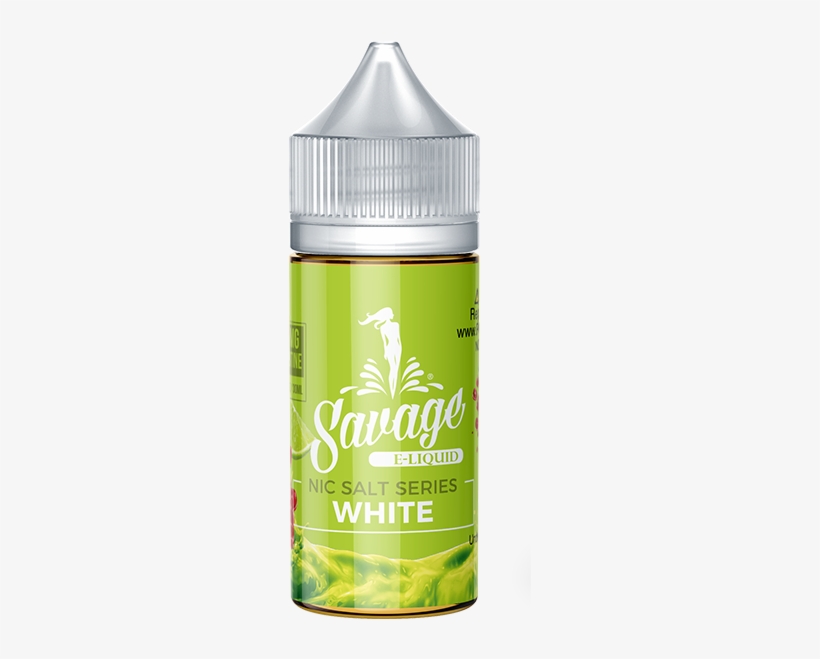 White Nic Salt By Savage E-liquid - Electronic Cigarette Aerosol And Liquid, transparent png download