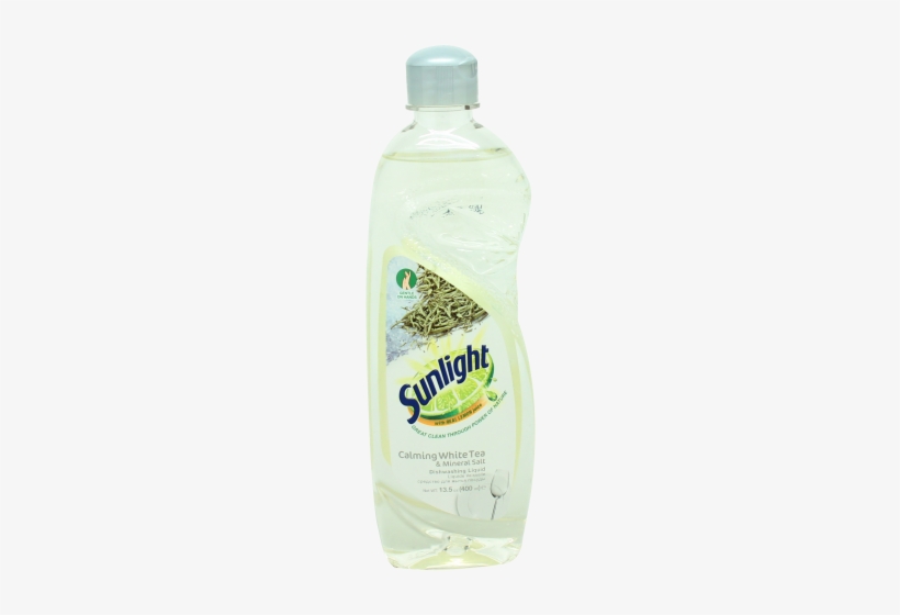 Sunlight Dishwashing Liquid White Tea & Mineral Salt - Plastic Bottle, transparent png download