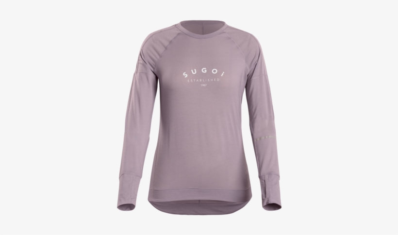 Sugoi Women's Coast Long Sleeve , Purple Fog Origin - Women's Coast Long Sleeve, transparent png download