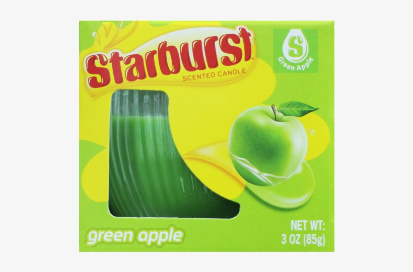 Starburst Green Apple Boxed Candle 85g - Starburst Fruit Chews, Favereds - 14 Oz Bag, transparent png download