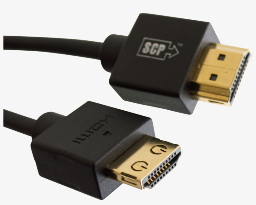 Premium Certified - Ultra Slim - Scp Hdmi Cable, transparent png download