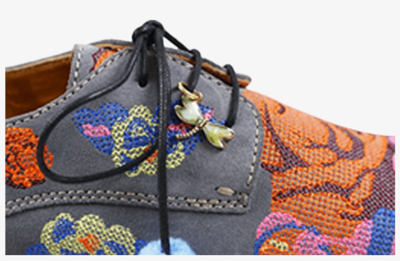 Derby Shoes Keira 1 Suede London Fog Embrodery Electric - Derbies Melvin & Hamilton Keira 1 Suede London, transparent png download