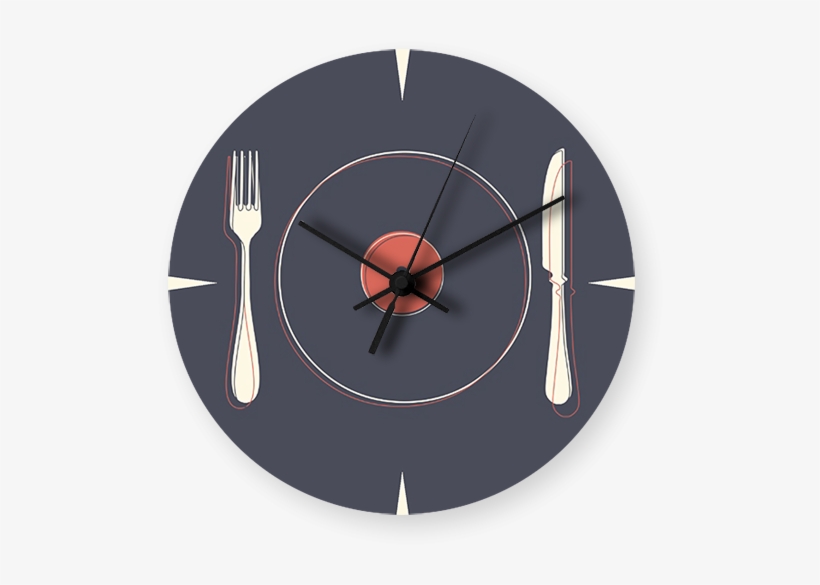 Fog And Knife Art Printed Wall Clock - Icon, transparent png download