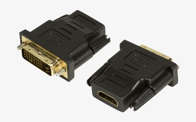 Produktbild (png) - Logilink Hdmi Female-dvi-d Male, transparent png download