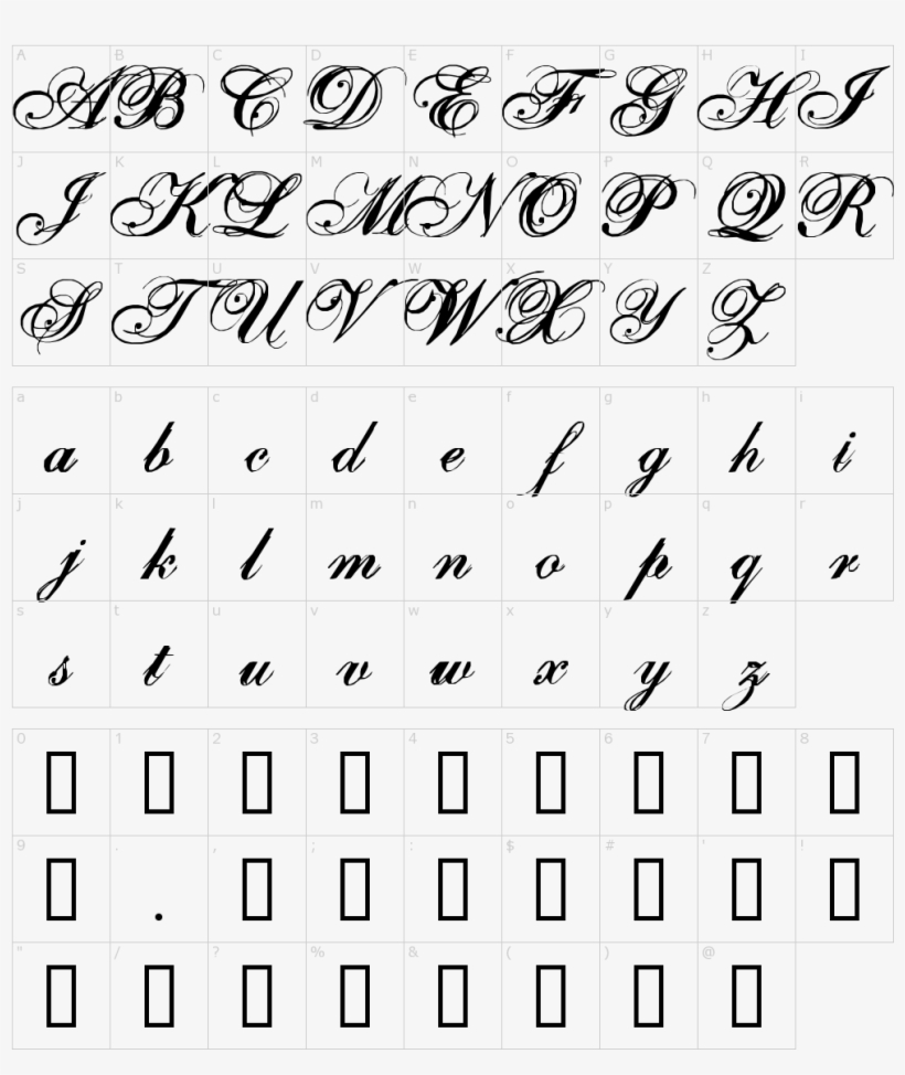 Font Characters - One Fell Swoop Font, transparent png download