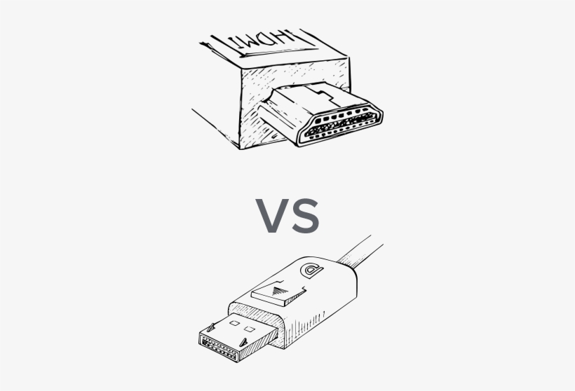 4 Vs Hdmi - Hdmi 2.1 Vs Displayport 1.4, transparent png download
